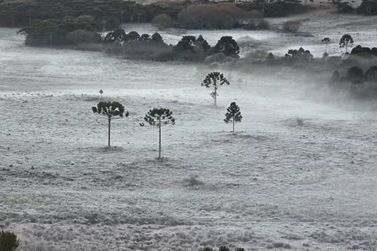 Temperaturas chegam a 1&deg;C em Santa Catarina