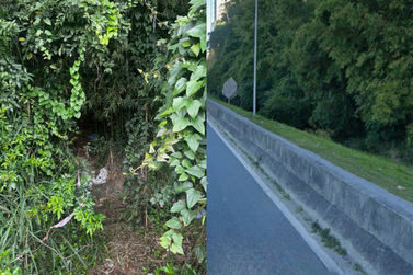 Corpo &eacute; localizado em &aacute;rea de mata pr&oacute;xima &agrave; marginal da BR-101, em Itapema
