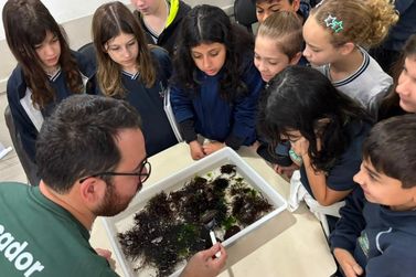 Educa&ccedil;&atilde;o ambiental aproxima estudantes do Ref&uacute;gio de Vida Silvestre de Itapema