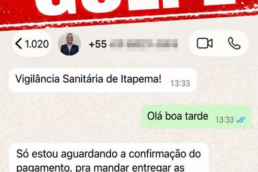 Vigil&acirc;ncia Sanit&aacute;ria de Itapema alerta para golpe