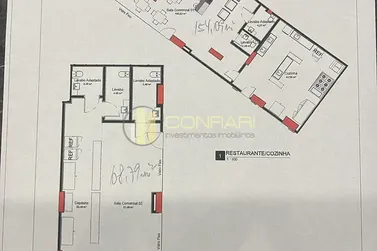 Sala Comercial para alugar - 154m&sup2; - pereque