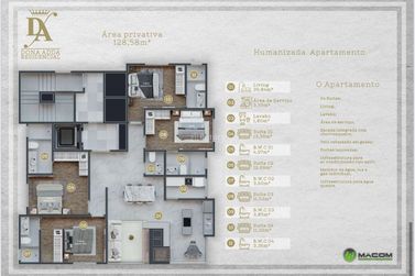 Apartamento &agrave; venda - 130m&sup2; - 