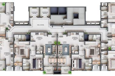 Apartamento &agrave; venda - 70m&sup2; - Casa Branca