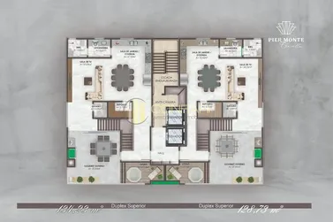 Apartamento &agrave; venda - 134m&sup2; - Pereque