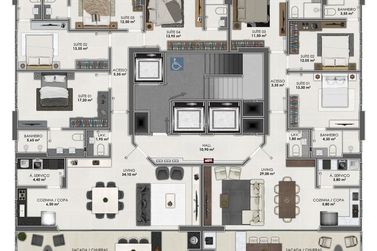 Apartamento &agrave; venda - 172m&sup2; - Andorinha