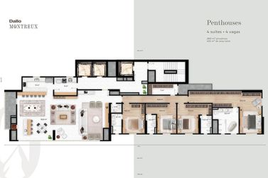 Apartamento &agrave; venda - 165m&sup2; - Centro