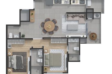 Apartamento &agrave; venda - 120m&sup2; - Balne&aacute;rio Perequ&ecirc;