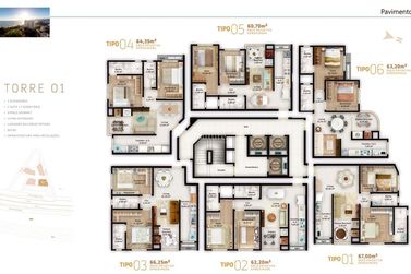 Apartamento &agrave; venda - 63m&sup2; - Morretes