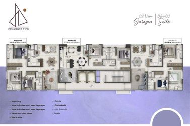 Apartamento &agrave; venda - 107m&sup2; - 