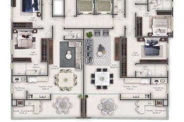 Apartamento &agrave; venda - 152m&sup2; - Andorinha