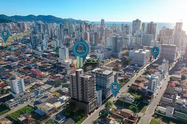 Apartamento &agrave; venda - 78m&sup2; - Meia Praia