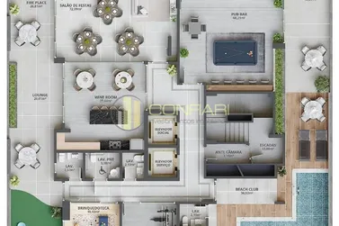 Apartamento &agrave; venda - 78m&sup2; - Meia Praia