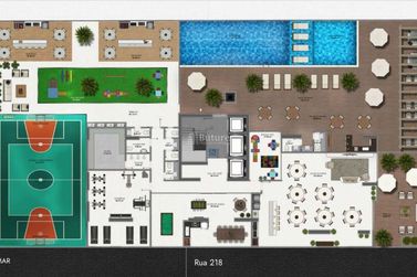 Apartamento &agrave; venda - 146m&sup2; - Meia Praia