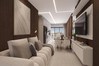 Apartamento &agrave; venda - 63m&sup2; - Meia Praia