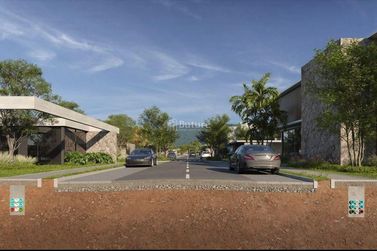 Terreno &agrave; venda - 403m&sup2; - Jardim Dourado