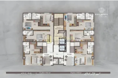 Apartamento &agrave; venda - 134m&sup2; - Pereque