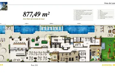 Apartamento &agrave; venda - 179m&sup2; - Meia Praia