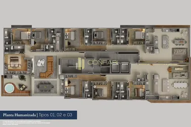 Apartamento &agrave; venda - 122m&sup2; - Perequ&ecirc;