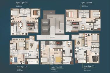 Apartamento &agrave; venda - 66m&sup2; - Morretes