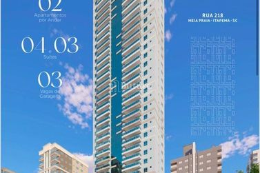Apartamento &agrave; venda - 146m&sup2; - Meia Praia