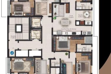 Apartamento &agrave; venda - 68m&sup2; - Morretes