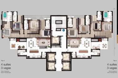 Apartamento &agrave; venda - Centro
