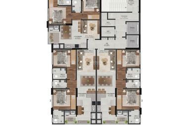 Apartamento &agrave; venda - 62m&sup2; - 