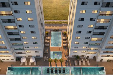 Apartamento &agrave; venda - 69m&sup2; - Meia Praia