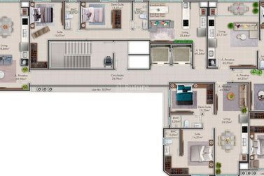 Apartamento &agrave; venda - 67m&sup2; - Morretes