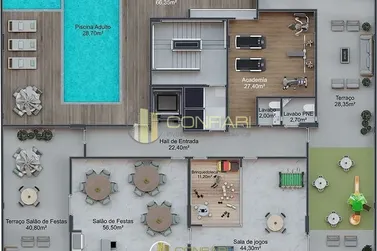 Apartamento &agrave; venda - 105m&sup2; - Meia Praia