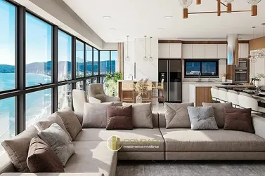 Apartamento &agrave; venda - 198m&sup2; - Meia Praia