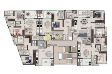 Apartamento &agrave; venda - 69m&sup2; - Morretes