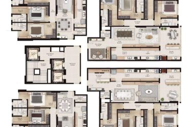 Apartamento &agrave; venda - 195m&sup2; - Ilhota