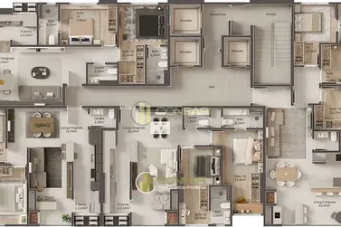 Apartamento &agrave; venda - 111m&sup2; - Perequ&ecirc;