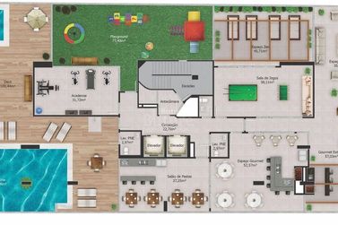 Apartamento &agrave; venda - Meia Praia