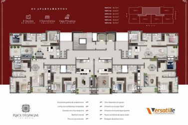 Apartamento &agrave; venda - 70m&sup2; - Morretes