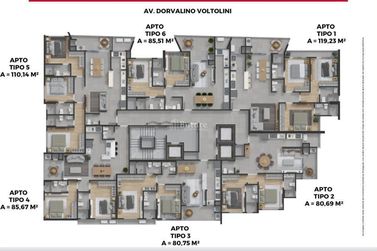 Apartamento &agrave; venda - 120m&sup2; - Balne&aacute;rio Perequ&ecirc;