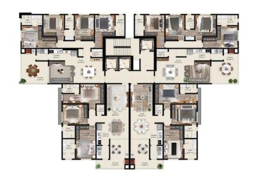 Apartamento &agrave; venda - 140m&sup2; - Canto da Praia