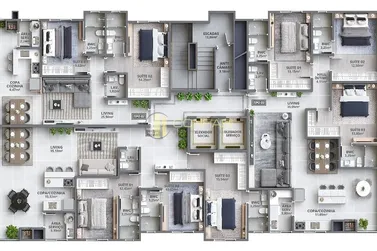Apartamento &agrave; venda - 78m&sup2; - Meia Praia