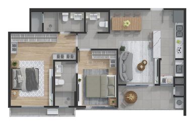 Apartamento &agrave; venda - 120m&sup2; - Balne&aacute;rio Perequ&ecirc;
