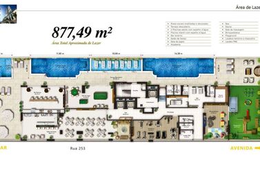 Apartamento &agrave; venda - 180m&sup2; - Meia Praia