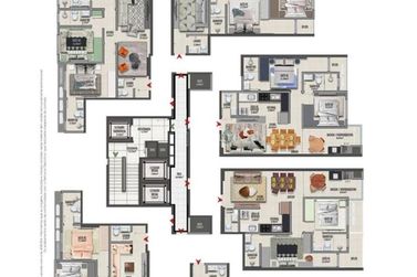 Apartamento &agrave; venda - 116m&sup2; - Jardim Dourado