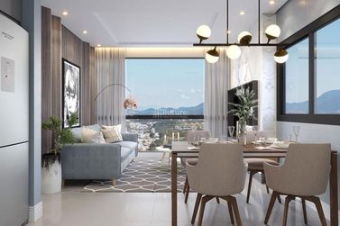 Apartamento &agrave; venda - 60m&sup2; - Meia Praia