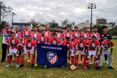 Chuva de gols e cl&aacute;ssico empatado marcam o futebol amador de Itapo&aacute;