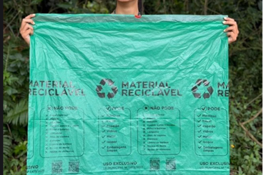Itapo&aacute; inicia a partir de junho entrega de Sacos Verdes para a coleta seletiva