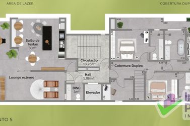 Apartamento &agrave; venda - 96m&sup2; - Continental