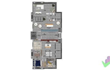 Apartamento &agrave; venda - 88m&sup2; - Paese