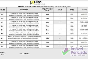 Apartamento &agrave; venda - 75m&sup2; - Itapema do Norte