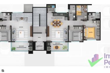 Apartamento &agrave; venda - 75m&sup2; - Itapema do Norte