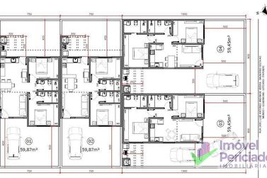 Casa &agrave; venda - 59m&sup2; - Barra do Sa&iacute;